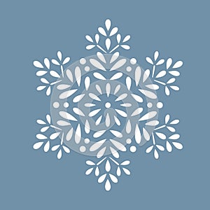 Laser cutting template of snowflakes. vector illustration. Paper cutout snowflakes motifs.