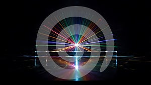 Laser Diffraction Pattern (ai generated)