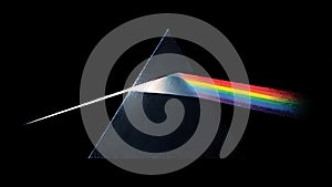 Laser Diffraction Rainbow (ai generated)