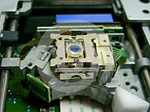 Laser in the DVD drive