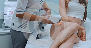 Laser epilation and cosmetology. Hair removal cosmetology procedure. Laser epilation and cosmetology. Cosmetology and