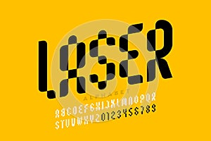 Laser font