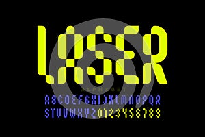 Laser font