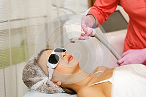 Laser hair removal. Hardware cosmetology.