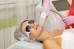 Laser hair removal. Hardware cosmetology.