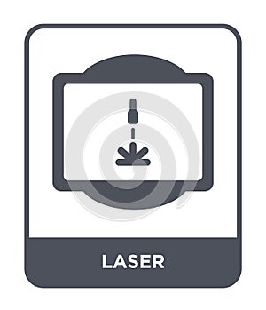 laser icon in trendy design style. laser icon isolated on white background. laser vector icon simple and modern flat symbol for