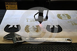 Laser machine produces cutting