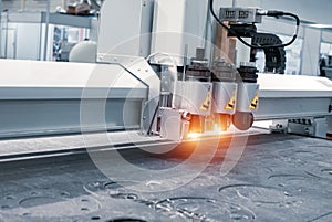 Laser milling engraving machine. Printing Technology