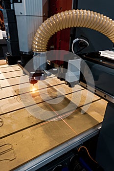 Laser milling engraving machine. Printing Technology