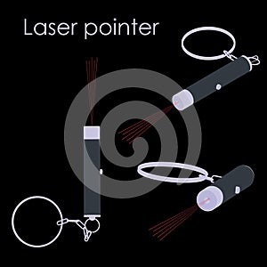 Laser pointer colored