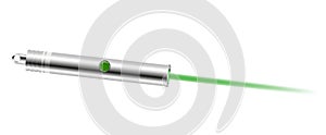 Laser pointer with green light