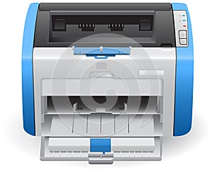 Laser printer in vector HP LaserJet 1022