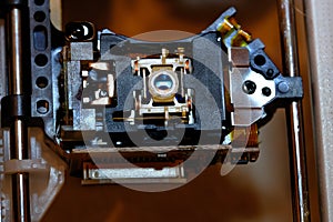 Laser read write unit from computer DVD/CD unit.