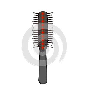 Laser red light therapy comb for hair growth