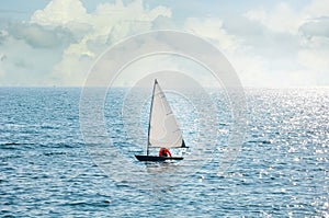 Laser sail boats