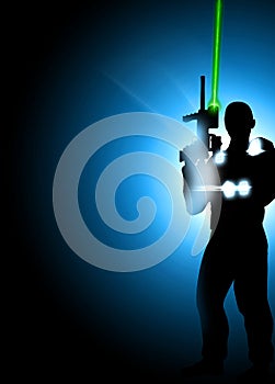 Laser tag background