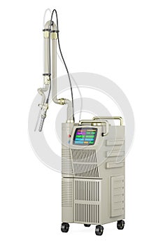 Laser Tattoo Removal Machine for Hair Removal and other cosmetic procedures. 3D rendering