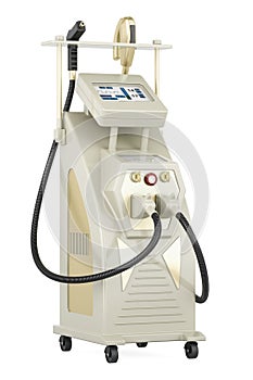 Laser Tattoo Removal Machine for Hair Removal and other cosmetic procedures. 3D rendering