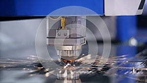 Laser Weld Robotics Automated Operation Closeup
