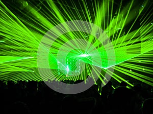 Lasers in Nightclub Party