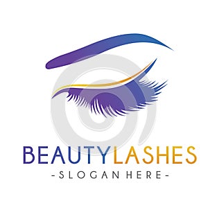 Lash, Eye Lashes Logo Design