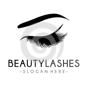 Lash, Eye Lashes Logo Design