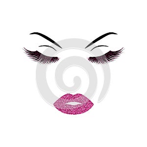 Lashes vector illustration