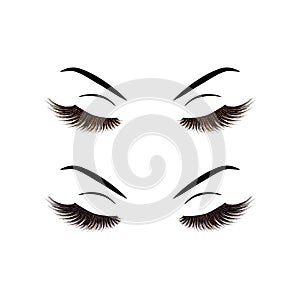 Lashes vector illustration