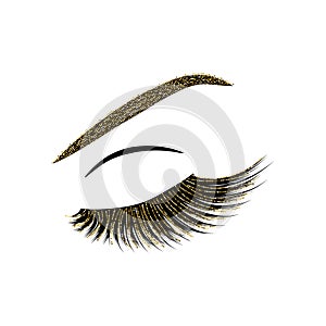 Lashes vector illustration