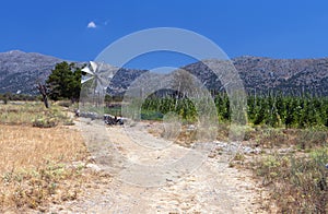 Lasithi plateau at Crete