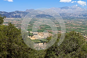 Lasithi plateau at Crete island
