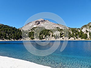 Lassen Peak, Lake Helen photo