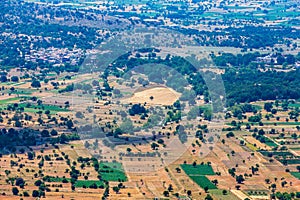 Lassithi plateau on the island of Crete in Greece