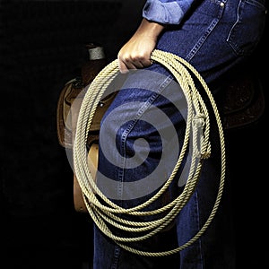 Lasso rope photo