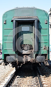Last carriage of passenger train
