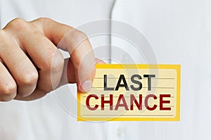 Last Chance