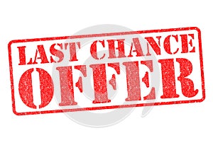 LAST CHANCE OFFER