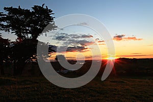 Last glimpse of light.