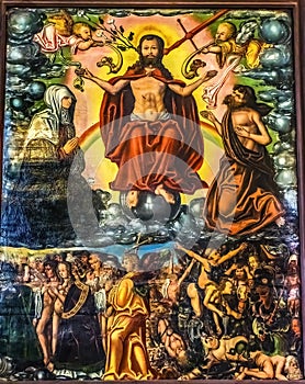 Last Judgement Medieval Painting St Mary's Church Berlin Germany