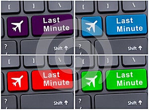 Last minute button on computer keyboard