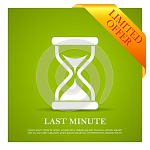 Last minute offer poster