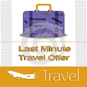 Last minute travel offer