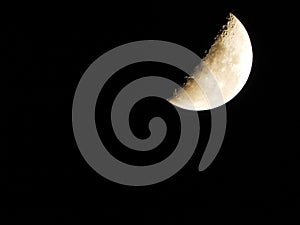 Last quarter moon phase during September