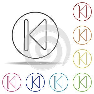 last sign icon. Elements of web in multi colored icons. Simple icon for websites, web design, mobile app, info graphics