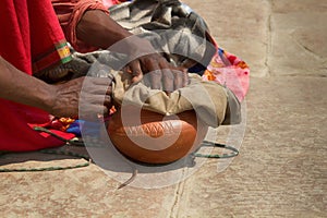 Last snake Charmer (Bede) from Benares photo