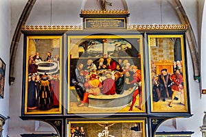 Last Supper Altarpiece Mary& x27;s City Church Stadtkirche Lutherstad