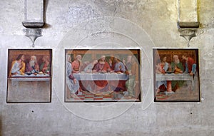 Last Supper, fresco in the Santa Maria degli Angeli church in Lugano