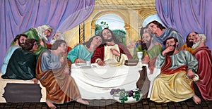 Last Supper, Prem Dan, one of the houses established by Mother Teresa and run by the Missionaries of Charity in Kolkata