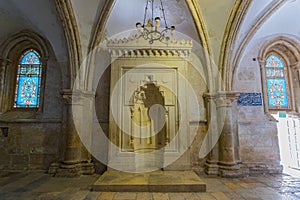 The last supper room on mount Zion, Jerusalem, Israel.