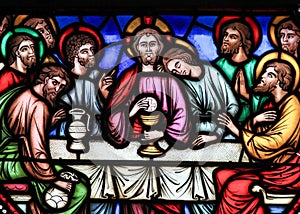 Last Supper - Stained Glass